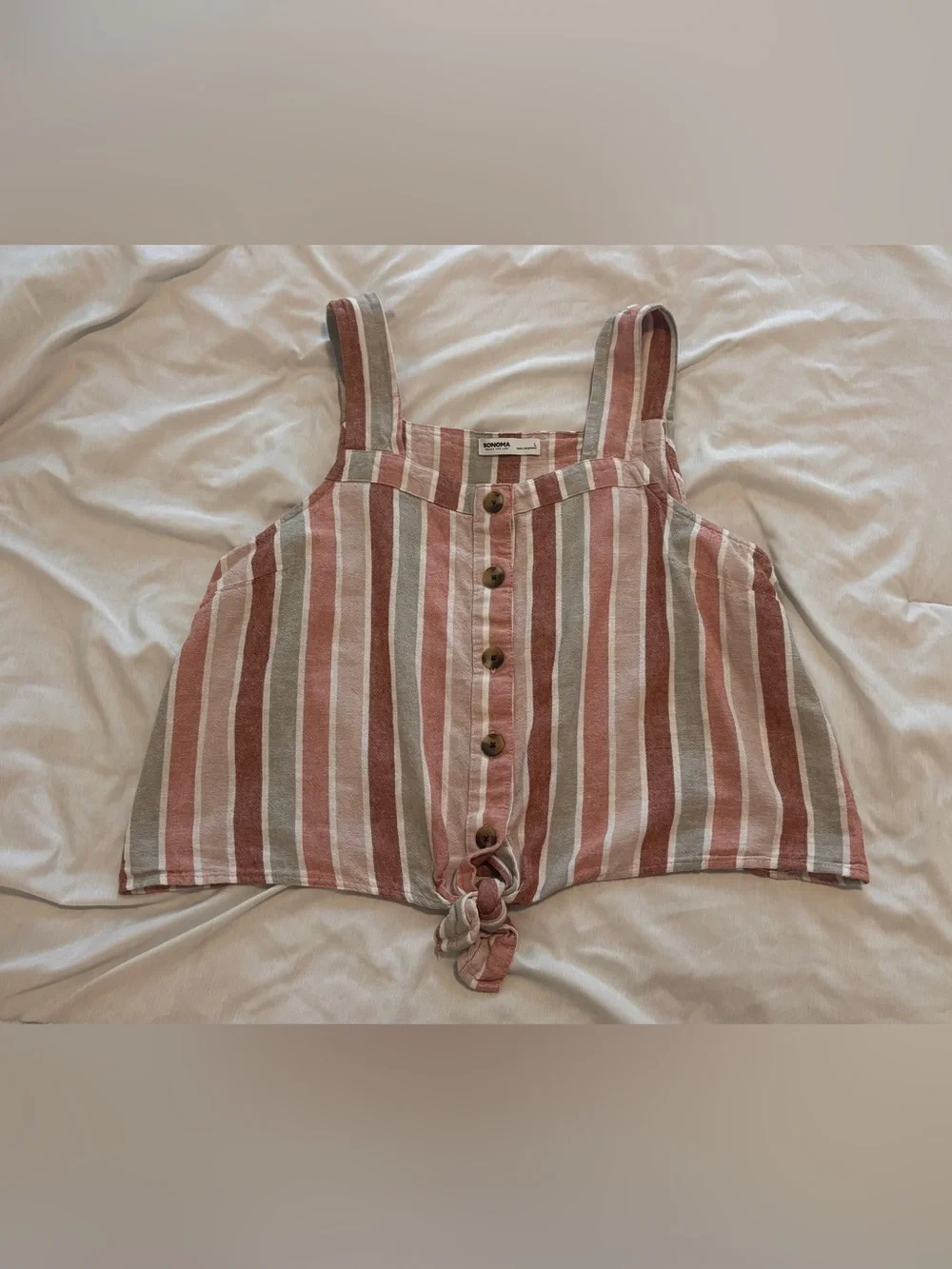 Striped tank and shorts set - Picture 3 of 6